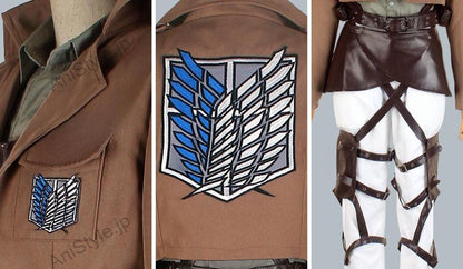進撃の巨人　ジャン・キルシュタイン　刺繍版　コスプレ衣装