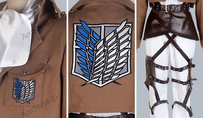 進撃の巨人　リヴァイ兵長　刺繍版　コスプレ衣装