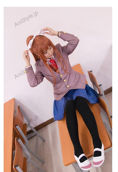 Doki Doki Literature Club! ドキドキリテラチャークラブ DDLC Monika もにか モニカ 制服