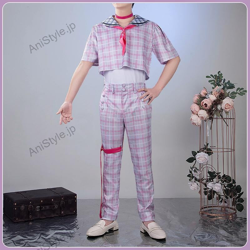 ◆バーチャルYouTuber VTuber 風 葛葉 セーラー服 コスプレ衣装 コスチューム 演出服 アニメ ゲーム ハロウィン cosplay 変装 バーチャルYouTuber Vtuber ChroNoiR ニューレトロスタイル 葛葉